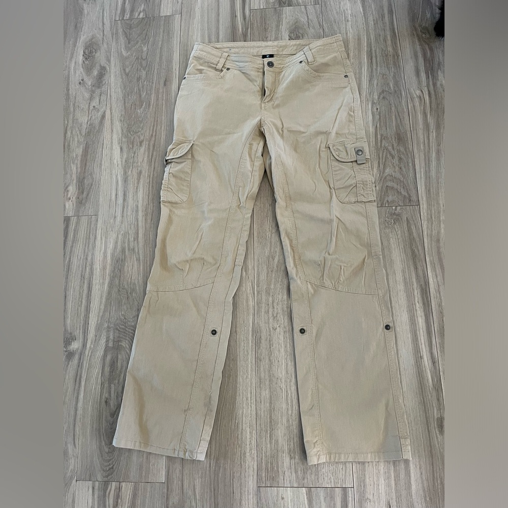 Kuhl Splash roll-up womens 10 reg tan hiking pants
